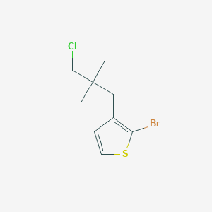 2-Bromo-3-(3-chloro-2,2-dimethylpropyl)thiophene