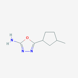 5-(3-Methylcyclopentyl)-1,3,4-oxadiazol-2-amine