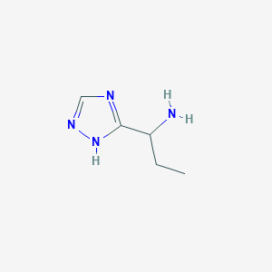 1-(4H-1,2,4-triazol-3-yl)propan-1-amine