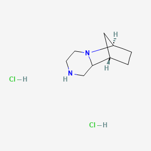 (1R,8S)-2,5-diazatricyclo[6.2.1.0~2,7~]undecane dihydrochloride