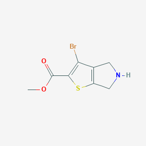 Methyl 3-bromo-4H,5H,6H-thieno[2,3-c]pyrrole-2-carboxylate