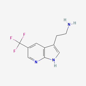 2-(5-(Trifluoromethyl)-1H-pyrrolo[2,3-B]pyridin-3-YL)ethanamine