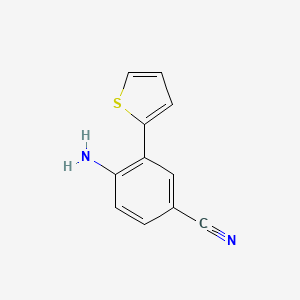 4-Amino-3-(2-thienyl)-benzonitrile