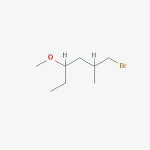 1-Bromo-4-methoxy-2-methylhexane