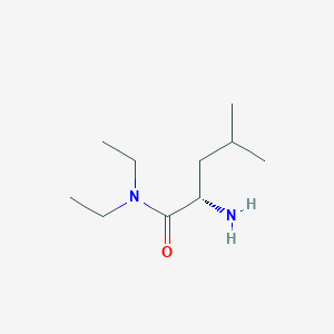 molecular formula C10H22N2O B1322656 N,N-二乙基-L-亮胺 CAS No. 63618-45-1