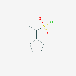 1-Cyclopentylethane-1-sulfonyl chloride