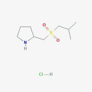 2-([(2-Methylpropyl)sulfonyl]methyl)pyrrolidine hydrochloride