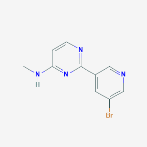 2-(5-Bromopyridin-3-YL)-N-methylpyrimidin-4-amine