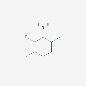 2-Fluoro-3,6-dimethylcyclohexan-1-amine