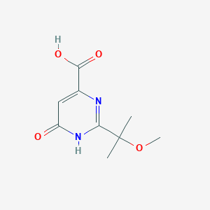 2-(2-Methoxypropan-2-yl)-6-oxo-1,6-dihydropyrimidine-4-carboxylic acid