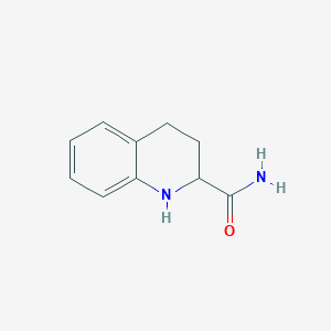 molecular formula C10H12N2O B1322662 1,2,3,4-四氢喹啉-2-甲酰胺 CAS No. 91842-88-5