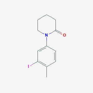 1-(3-Iodo-4-methylphenyl)piperidin-2-one