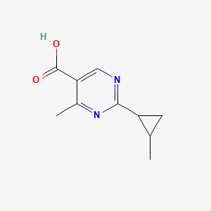 4-Methyl-2-(2-methylcyclopropyl)pyrimidine-5-carboxylic acid