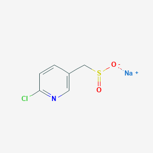 Sodium (6-chloropyridin-3-YL)methanesulfinate