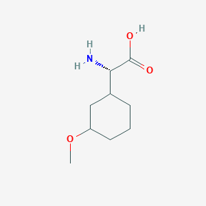 (2S)-2-Amino-2-(3-methoxycyclohexyl)acetic acid