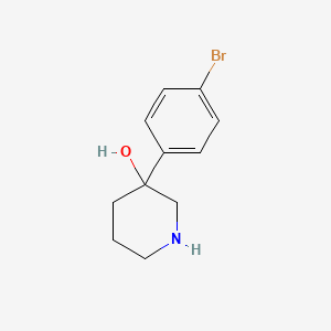 3-(4-Bromophenyl)piperidin-3-ol