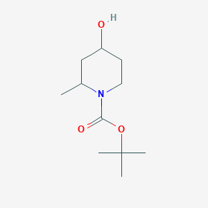 molecular formula C11H21NO3 B1322670 Tert-butyl 4-hydroxy-2-methylpiperidine-1-carboxylate CAS No. 208046-23-5