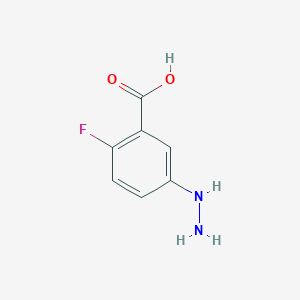 2-Fluoro-5-hydrazinylbenzoic acid