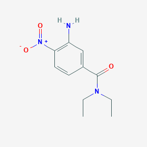 B1322673 3-Amino-N,N-diethyl-4-nitrobenzamide CAS No. 474020-77-4