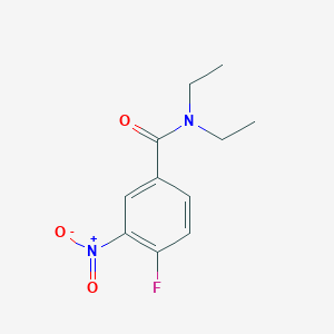 molecular formula C11H13FN2O3 B1322675 N,N-diethyl-4-fluoro-3-nitrobenzamide CAS No. 474018-94-5