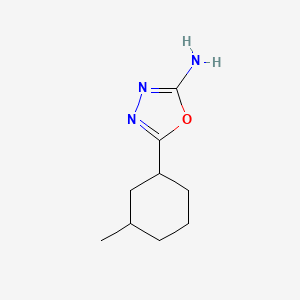 5-(3-Methylcyclohexyl)-1,3,4-oxadiazol-2-amine