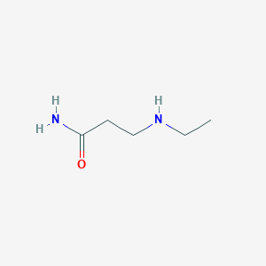 molecular formula C5H12N2O B1322679 3-(Ethylamino)propanamide CAS No. 3440-32-2