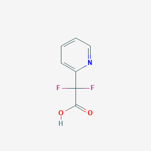 molecular formula C7H5F2NO2 B1322681 2,2-Difluoro-2-(pyridin-2-YL)acetic acid CAS No. 1039621-73-2