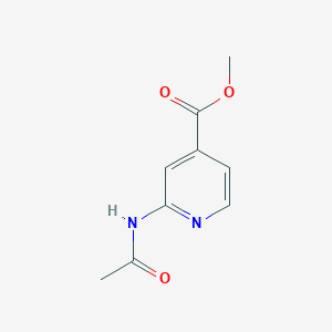 molecular formula C9H10N2O3 B1322682 Methyl 2-acetamidoisonicotinate CAS No. 98953-21-0