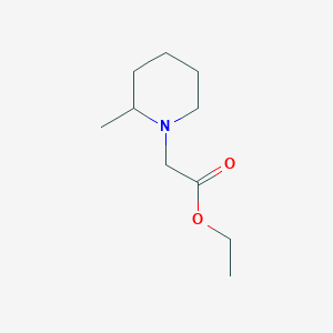 molecular formula C10H19NO2 B1322685 Ethyl (2-methylpiperidin-1-yl)acetate CAS No. 895869-57-5