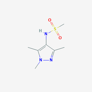 molecular formula C7H13N3O2S B1322689 N-(1,3,5-Trimethyl-1H-pyrazol-4-yl)methanesulfonamide CAS No. 53483-73-1