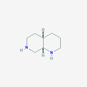 molecular formula C8H16N2 B1322691 cis-Decahydro-1,7-naphthyridine CAS No. 93955-52-3