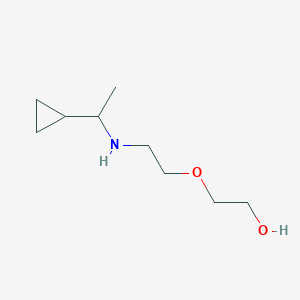 2-{2-[(1-Cyclopropylethyl)amino]ethoxy}ethan-1-ol