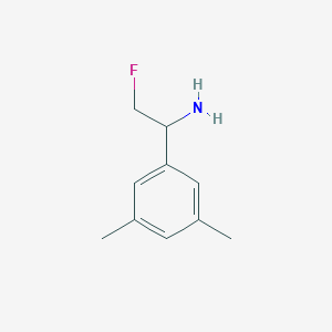 1-(3,5-Dimethylphenyl)-2-fluoroethan-1-amine