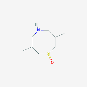 molecular formula C8H17NOS B13226982 Iminobis(2-methylpropyl)-lambda6-sulfanone 