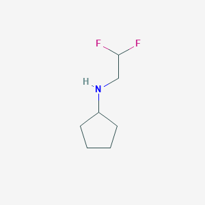 N-(2,2-difluoroethyl)cyclopentanamine