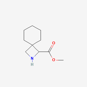 molecular formula C10H17NO2 B13227025 Methyl 2-azaspiro[3.5]nonane-1-carboxylate 