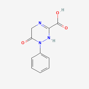 6-Oxo-1-phenyl-1,4,5,6-tetrahydro-1,2,4-triazine-3-carboxylic acid