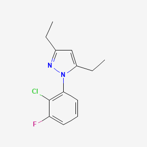 1-(2-Chloro-3-fluorophenyl)-3,5-diethyl-1H-pyrazole