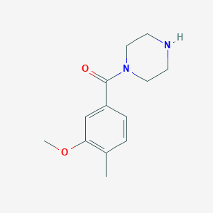 1-(3-Methoxy-4-methylbenzoyl)piperazine