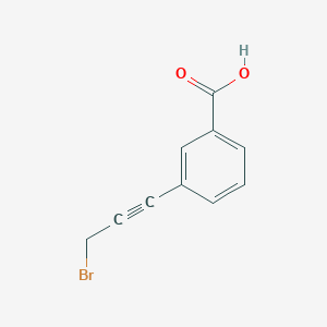 3-(3-Bromoprop-1-YN-1-YL)benzoic acid