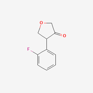 4-(2-Fluorophenyl)oxolan-3-one