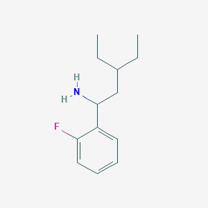 3-Ethyl-1-(2-fluorophenyl)pentan-1-amine