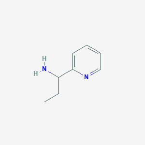 molecular formula C8H12N2 B1322725 1-(2-Pyridyl)-1-propylamine CAS No. 100155-73-5