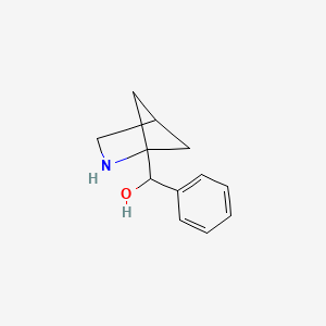 molecular formula C12H15NO B13227272 {2-Azabicyclo[2.1.1]hexan-1-yl}(phenyl)methanol 