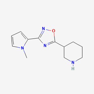 3-[3-(1-Methyl-1H-pyrrol-2-yl)-[1,2,4]oxadiazol-5-yl]-piperidine