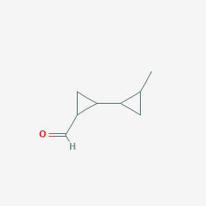 2-(2-Methylcyclopropyl)cyclopropane-1-carbaldehyde