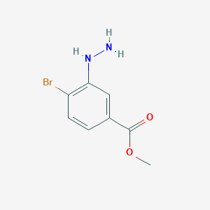 Methyl 4-bromo-3-hydrazinylbenzoate