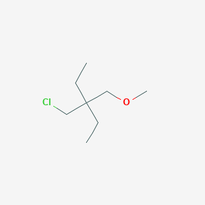 2-(Chloromethyl)-2-ethyl-1-methoxybutane