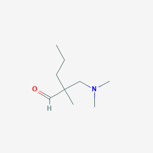 2-[(Dimethylamino)methyl]-2-methylpentanal