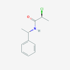 (2S)-2-chloro-N-[(1S)-1-phenylethyl]propanamide